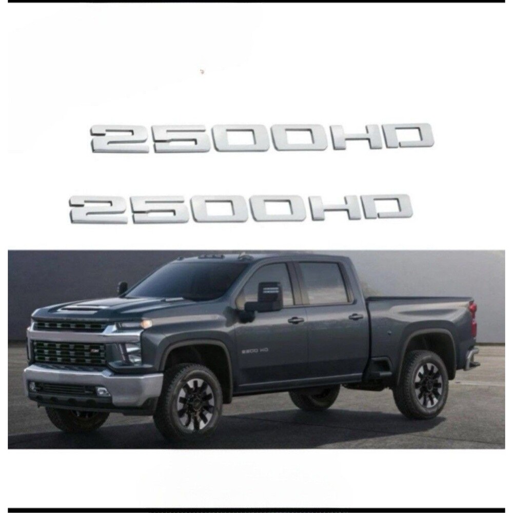 FIT FOR CHE/VY SILVERADO 2500HD SIERRA 2500HD EMBLEM FRONT DOOR SIDE BADGES NIP